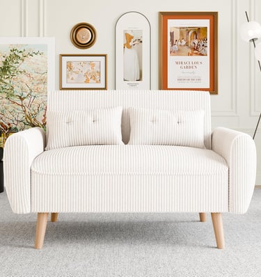 Small 3-seater soft sofa