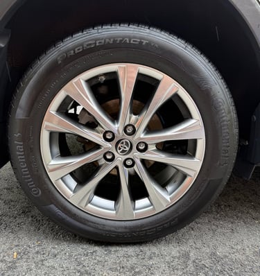 Glen Ridge Detailed Toyota wheel