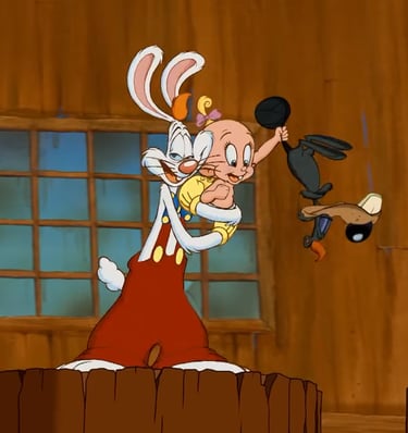 Roger Rabbit in: "Leave it to Beaver"