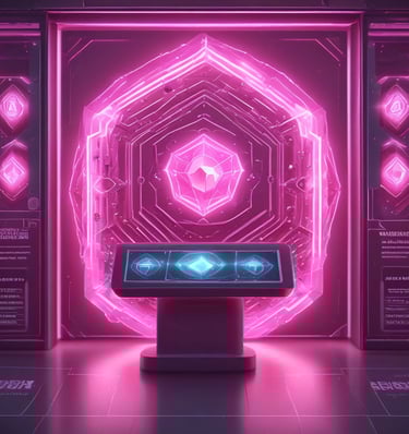 A luxurious design platform interface.