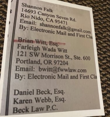 Nope Michael has the Witt and Willitts Gang