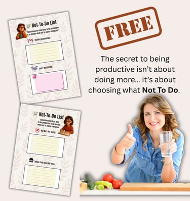The Not To Do List Free Printable
