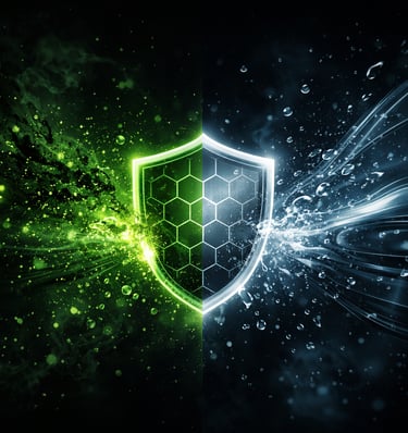 atomic decon and hydrophobic shield 