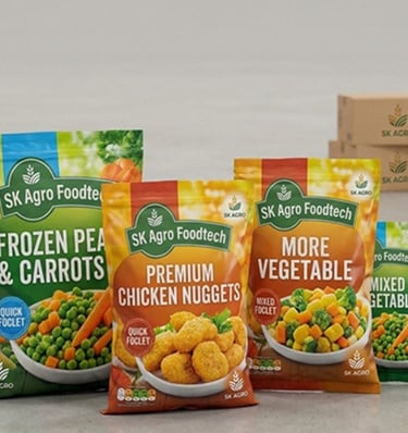 Frozen Food Packaging Pouches