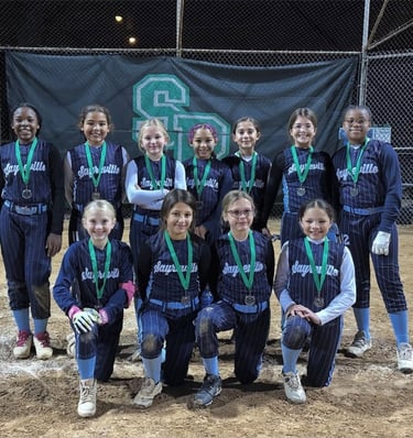 10U2 Sayreville Blue Bombers Softball Team