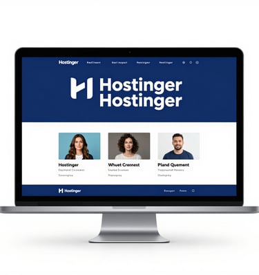 tenha um site da hostinger
