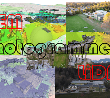 LiDAR y Fotogrametria con DRONE