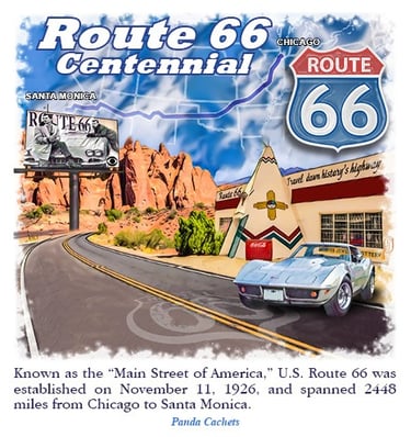 Illustration of Illustration of Route 66