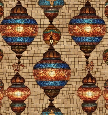 A collection of brass and copper Indian jewelry pieces shining under warm light.