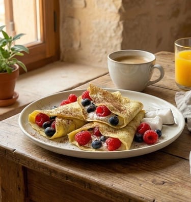 Easy, Light & Quick Meals | Coconut Crepes
