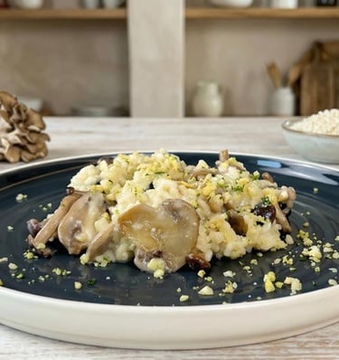Comfort Vegetable Dinner Meals | Mushroom Risotto