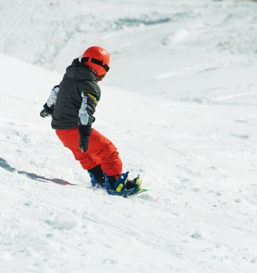 snowboard course for children in Seefeld
