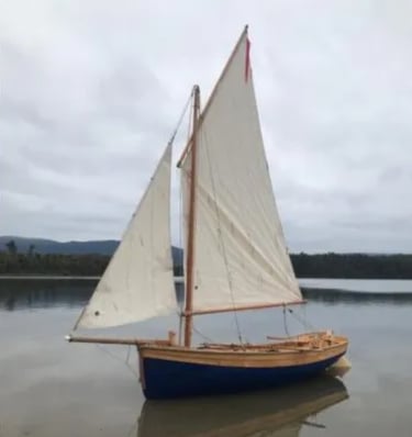 Ilur Sloop built by Wooden Boat Centre, Tasmania