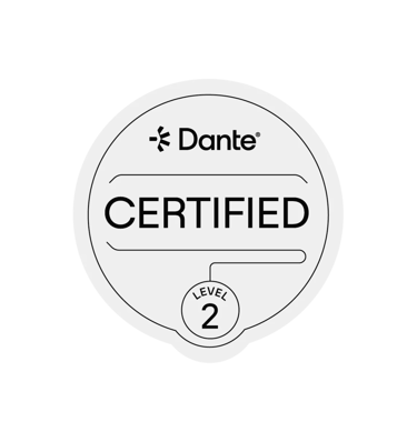 Dante Certification Level 2 Seal
