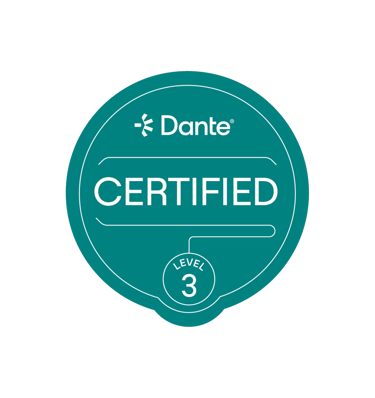 Dante Certification Level 3 Seal