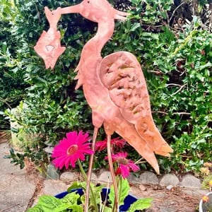 Copper wall art handmade by local artist using Encore Elements sheet