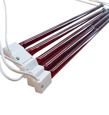 ruby quartz heating lamp tube