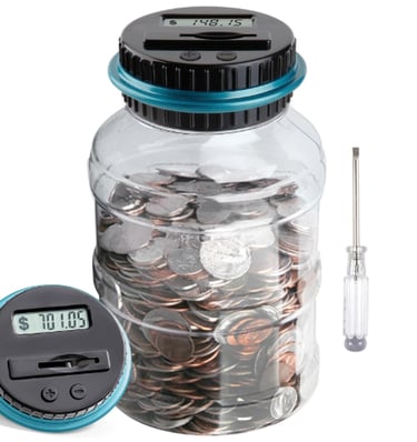 Large Piggy Bank for Boys & Adults