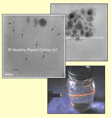 a collection of test results on colloidal silver production
