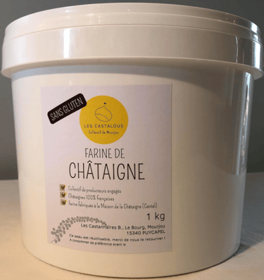 Farine de châtaigne sans gluten