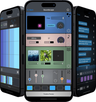 App on iPhone in 3d