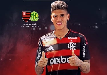 Jorge Carrascal poderá estrear no jogo contra o Mirassol
