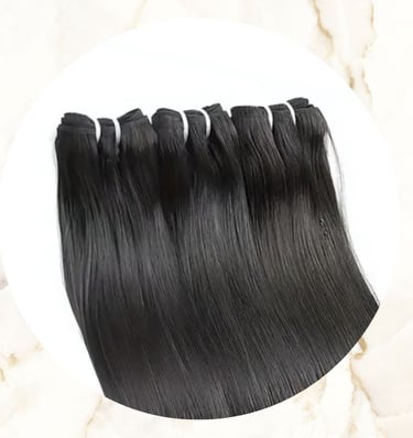 Echthaartressen hair weft bundles