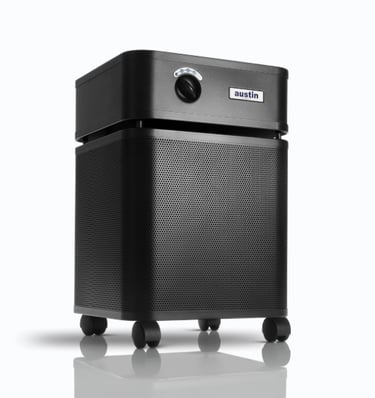 Austin Air HealthMate Non-Toxic Steel Air Purifier.