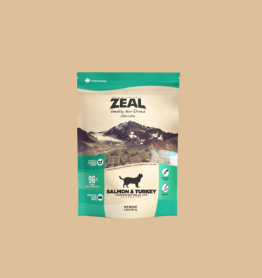Zeal Canada Air‑Dried Food Salmon & Turkey Recipe for Cats