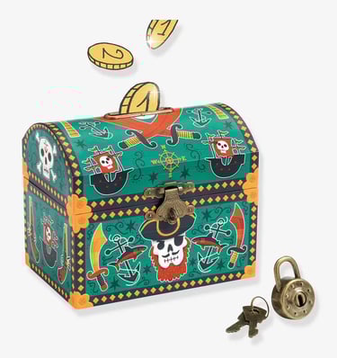 tirelire coffre pirates