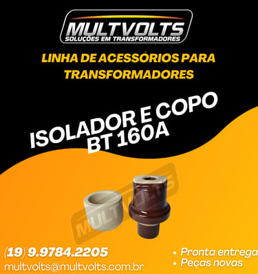 Isolador e Copo Porcelana BT 160 mm