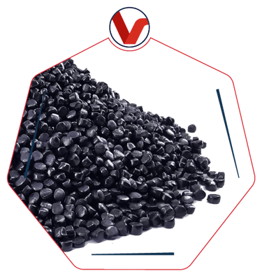 Black masterbatch is a concentrated blend of carbon black pigments and additives dispersed in a carr