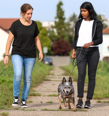 Marissa Füger im Einzeltraining mit Kundin