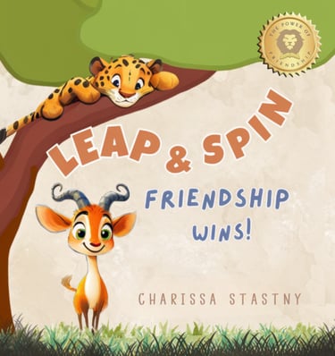 book cover - Leap & Spin by Charissa Stastny