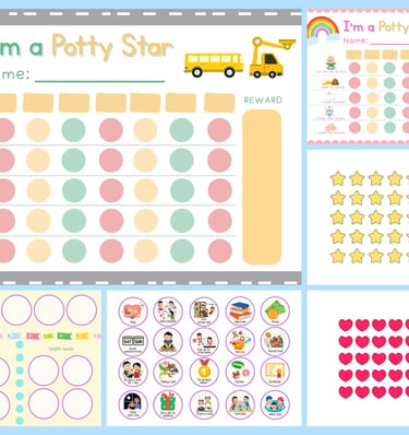 Potty learning and sleep support toolkit for toddlers by Sayang Sleep consultant Singapore.