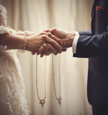 A calm mediation session between clients and a lawyer in a bright office.