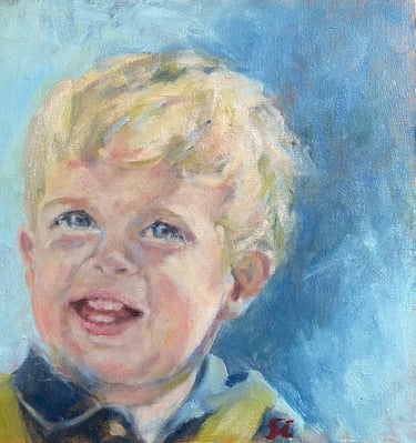 Sybille Ingold portraitiste enfant - Joseph
