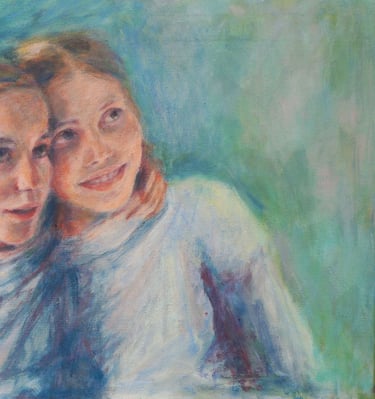 Sybille Ingold portraitiste Les Cousines