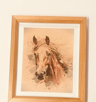 Oleo print  Wall Art . Modern Wood  Wall Art., this product is manufactured to order.