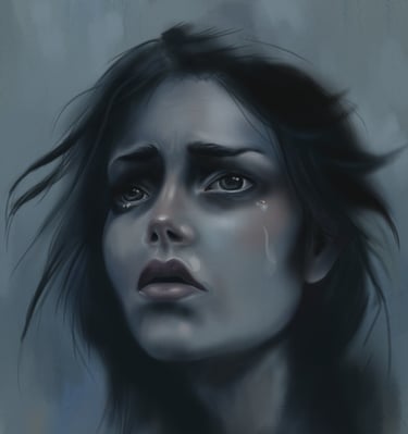 woman in grief