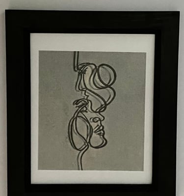 Oleo print  Wall Art . Modern Wood  Wall Art., this product is manufactured to order