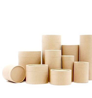 a variety of paper cans