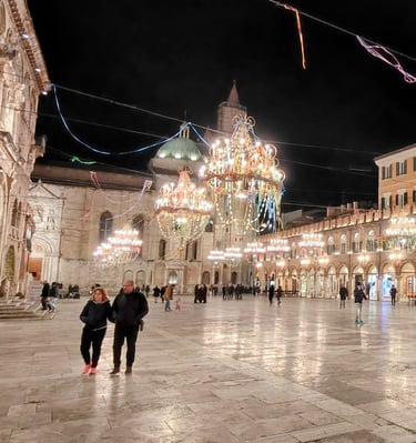 ✨ Piazza del Popolo ad di Ascoli Piceno by Indieblondie® from Le Marche in Italy™