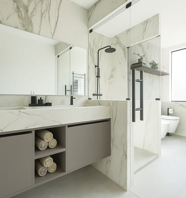 bagno in pietra naturale