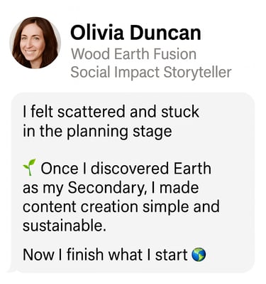 Social Impact Storyteller shares testimony how her Wood Earth Phoenix Archetype changed how she creates content.