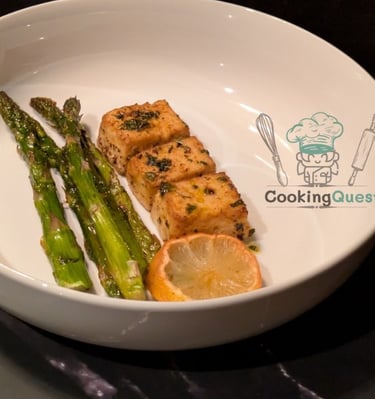 Grilled Asparagus and Tofu