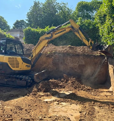 création d'une plateforme yanmar sv 100