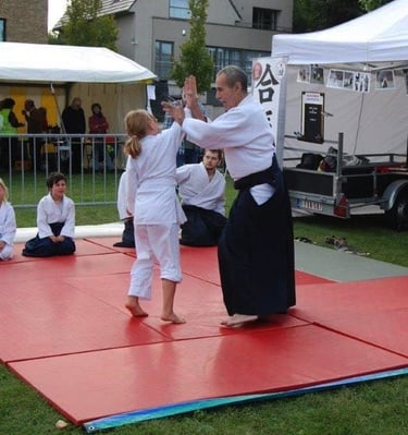 Photo d'un entrainement de sport de combat