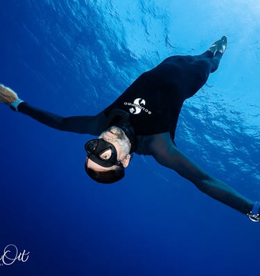 Hugo No Fins Freediving on Curacao
