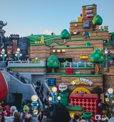 Theme Park in Slow Motion 